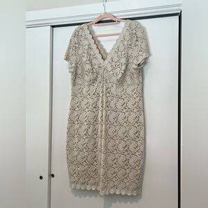 Beige French dress
